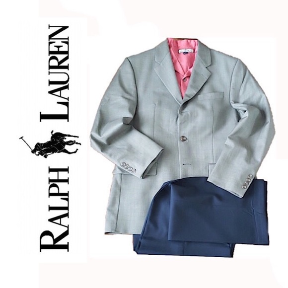 Lauren Ralph Lauren Wool Tan Suit Blazer 38R